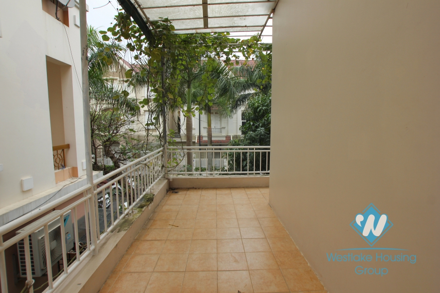 Bright house available for rent in Ciputra, Tay Ho, Hanoi.